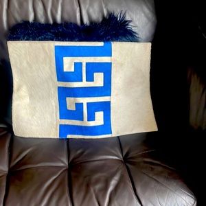 Williams Sonoma Home mohair pillow